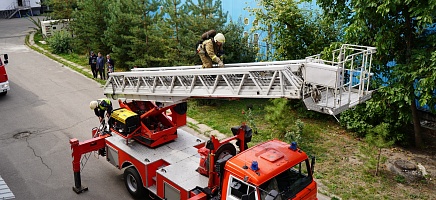 Архивте өрт сөндіру оқу-жаттығулары өткізілді фото галереи 1